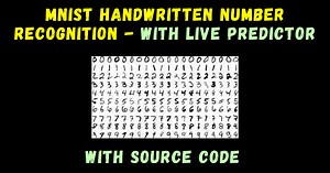 MNIST Handwritten Number Recognition Using Keras - With Live Predictor - With Source Code - 2026 - Machine Learning Projects