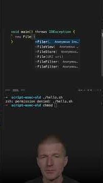 Make a File Executable #java #shorts #coding #airhacks