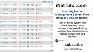 Boarding House Management System Free Database Design Tutorial