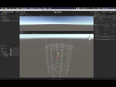 Unity3D Cylinder Collider Component
