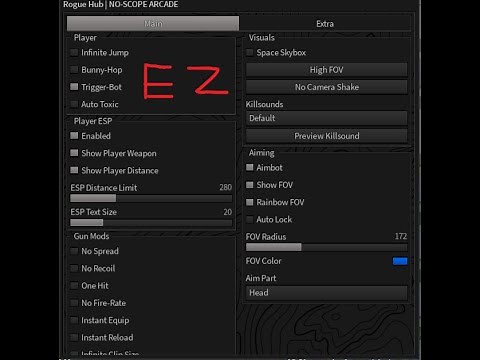Roblox NO-SCOPE ARCADE script *Pastebin* (in desc)