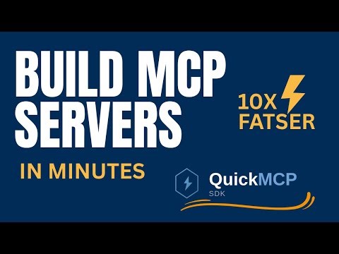 Build MCP Servers in Minutes — QuickMCP TypeScript SDK (10x Faster)