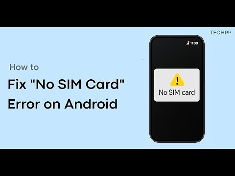 How to Fix "No SIM Card" Error on Android | Full Step by Step Guide