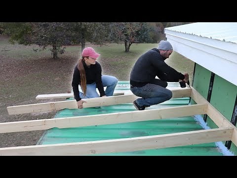 Building Our Shipping Container Roof!
