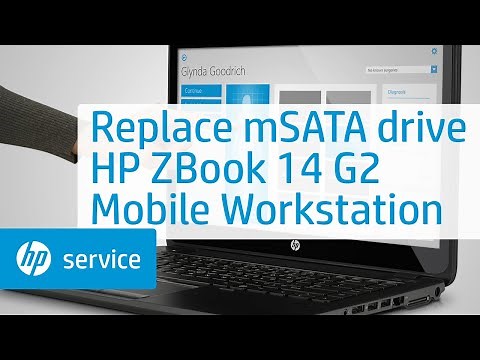 Replace the mSATA drive | HP ZBook 14 G2 Mobile Workstation | HP Support