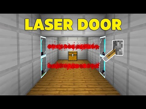 Working Laser Door in Minecraft Bedrock! (No Mods)