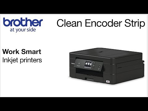 Cleaning the encoder strip – Brother Work Smart series