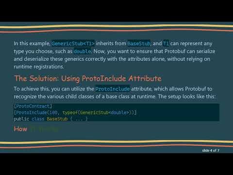 Resolving the Null Reference Errors in Protobuf with Child Closed Generic Types