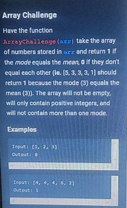 Array ChallengeHave the functionArrayChallenge (axx) take the... | Filo