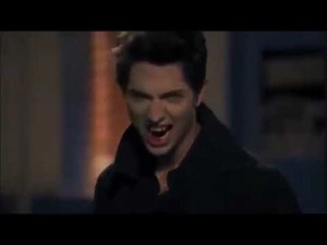 Vampire Drinks Blood~Vampire bites and sucks blood