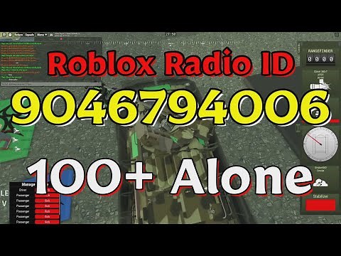 Alone Roblox Radio Codes/IDs