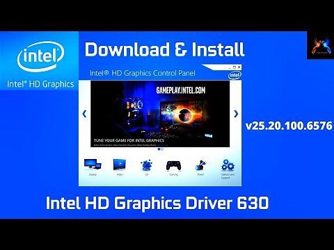 Download & Install Intel(R) HD & UHD Graphics 630 Standard Driver