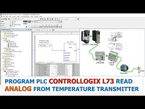 Program Analog Input From Temperature Transmitter To PLC Controllogix L73 | Rockwell Automation
