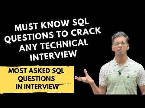 SQL Concepts from Basics to Crack Interview by Ex TCS Technical Interview Panel