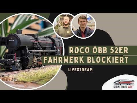🚂 Livestream: ÖBB BR52 von Roco BLOCKIERT!!! Wir suchen das Problem 🌲 + Bonus: Zimo Programmierung!!