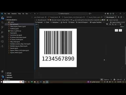 Build a Barcode Generator in Python | Step-by-Step Tutorial for Beginners