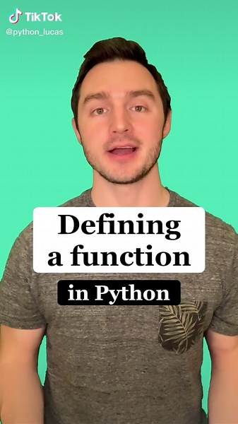 How to define a function in Python 🐍🚀 #python #learntocode #tech #softwareengineer