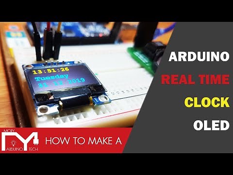 How to Display a Real Time Clock on the OLED Screen with Arduino