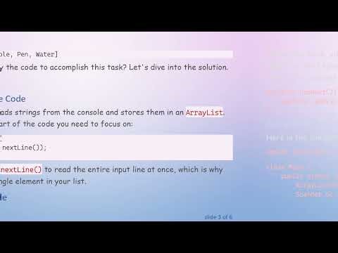 How to Scan Strings into an ArrayList in Java