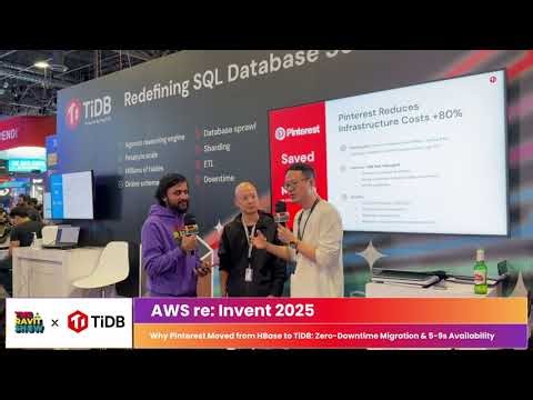 Why Pinterest Moved from HBase to TiDB: Zero-Downtime Migration & 5-9s Availability