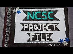 How to Make NCSC Project File 📁