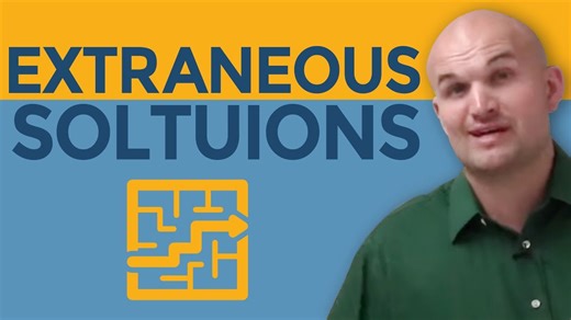 How to determine if solutions are extraneous for absolute value equations