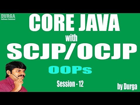 Core Java With OCJP/SCJP: OOPs(Object Oriented Programming) Part-12 || instance control flow