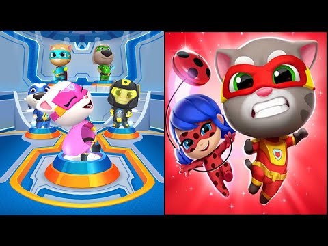 My Talking Tom Hero Dash - Free Mobile Game iOS & Android: Gameplay,Walkthrough & Review | Part 1