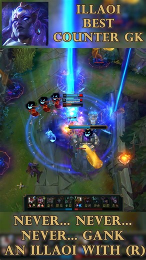 2.2K views | Never gank an Illaoi with ult up. Shaco dives, she lands E and presses R—tentacles spawn and the “free kill” turns into a smash. Track cooldowns, clear tentacles, and bait E before you commit. #LeagueOfLegends #LoL #Illaoi #Shaco #Guide #Coaching #TopLane #Jungle #Outplay #GankGoneWrong #TestOfSpirit #LeapOfFaith #UnderTentacles #Cooldowns #MOBA #Gaming #Shorts | Mr LoL USA | Facebook