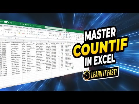 Master COUNTIF in Excel: Count Text, Numbers & Wildcards in Minutes!