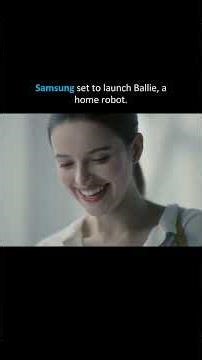 Samsung's Ballie is a ball-shaped, AI-powered home companion robot #FutureTech @samsungus