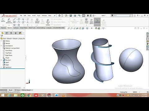 Split line command | Solidworks Design Hub
