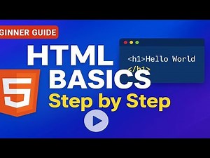HTML Fundamentals for Beginners | Learn HTML Step by Step