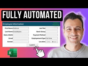 How to Create a Fully Automated Data Entry Form in Excel (in 4 STEPS)