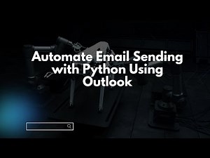 Automate Email Sending with Python Using Outlook