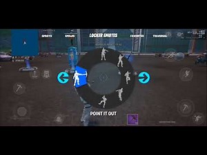 Playing ezfn.dev fortnite mobile in game with pink ghoul trooper!!