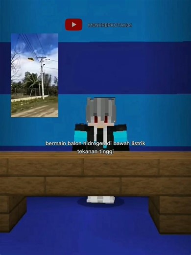 berita dari dua seorang anak main balon!! #minecraft #shorts #funny #lucu #comedy