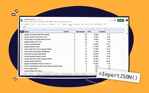 How to import JSON data into a Google Sheet
