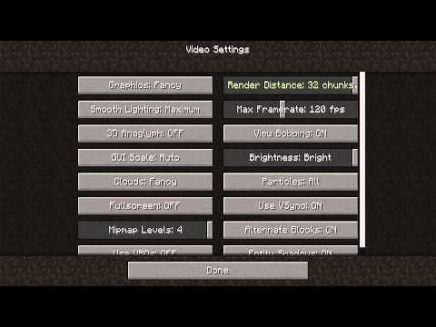 How to increase View Distance in Minecraft