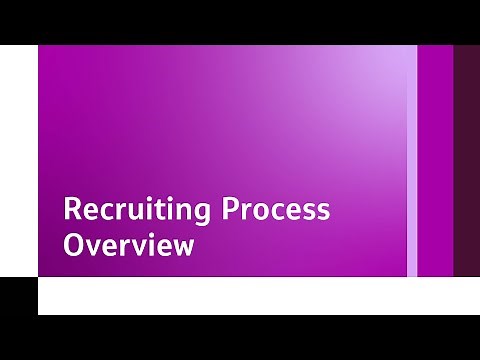 Recruiting Process Overview