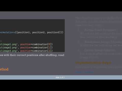 How to Dynamically Pair Images with Screen Positions in Python for Your Game