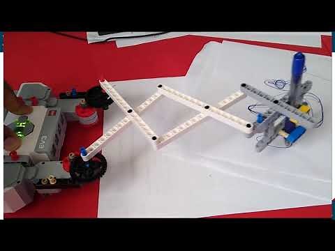 How to make a drawbot using Lego Mindstorms EV3 kit? step-by-step (basic) #legomindstormsev3