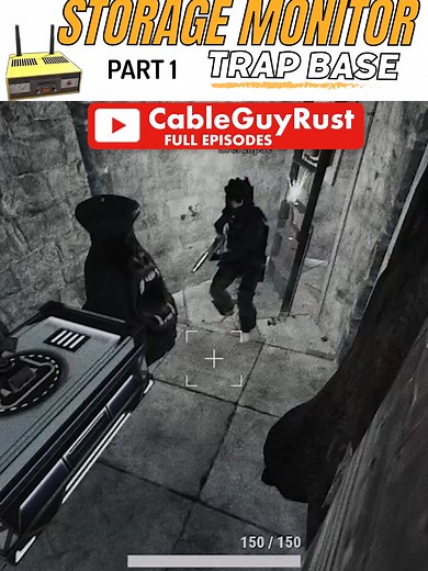 The Storage Monitor Trap Base / Part 1 #cableguyrust #rustfyp #rustclips #rustpc #rustpcgame #rusttok #rustconsole #rustgameplay #rustgame
