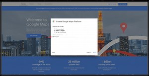 New Google Map Api Key Generation