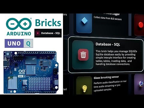 Arduino UNO Q (Ep.16) How to use the "Database-SQL" Brick on Arduino App Lab