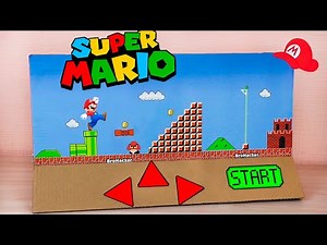 How to make Mario game from Cardboard DIY