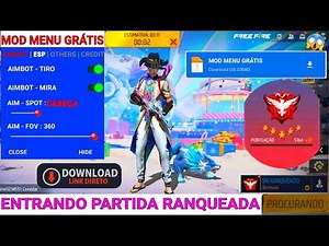 NOVO HACK GRÁTIS DO FREE FIRE, MOD MENU NOVA ATUALIZAÇÃO COMPLETO COMO BAIXAR E INSTALAR