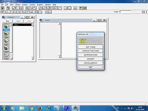 arcview 3.2 portable + extensiones 32 & 64 bits 50 mb
