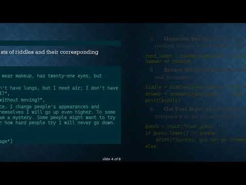 How to Access the Index of a Random String Element in a Python Array for Your Text-Adventure Game