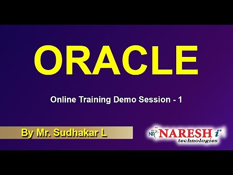ORACLE (SQL & PL/SQL) Live Demo @ 4:15 PM (IST) by Mr.Sudhakar.L
